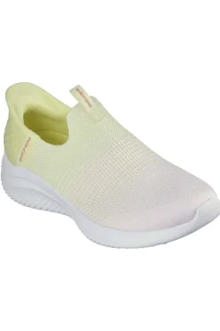 Zapatilla Mujer Skechers Slip ins Ultra Flex 3.0 beauty blend 150183 amarillo rosa