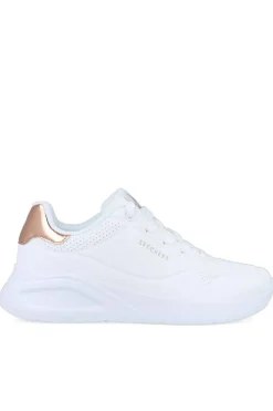 Zapatilla Mujer Skechers UNO Lite Shimmer Along 177291 WHT White