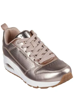 Zapatilla Mujer Skechers Uno Metallixs 177109 RSGD Rose Gold