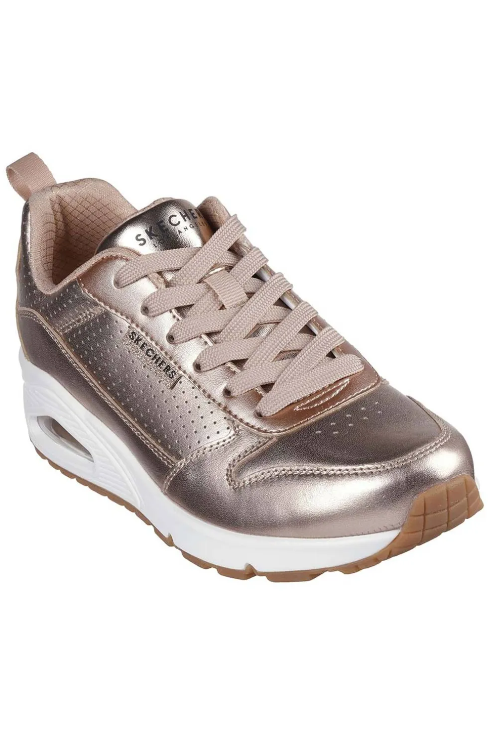 Zapatilla Mujer Skechers Uno Metallixs 177109 RSGD Rose Gold
