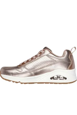 Zapatilla Mujer Skechers Uno Metallixs 177109 RSGD Rose Gold
