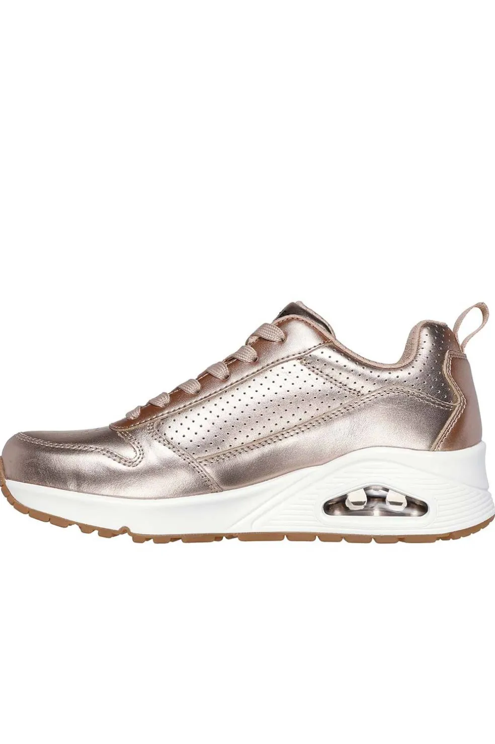 Zapatilla Mujer Skechers Uno Metallixs 177109 RSGD Rose Gold