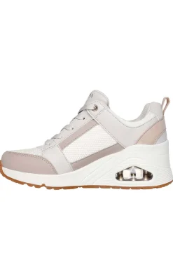 Zapatilla Mujer Skechers uno wedge everything nice 177526 off white