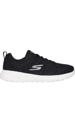 Zapatilla Mujer Skechers Go Walk Joy Violet 124640 BKRG Black Rose Gold