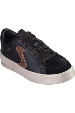 Zapatilla Mujer Skechers hiland quite chic 185170 black brown