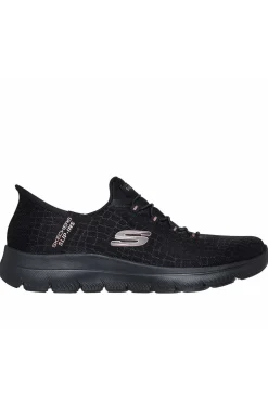 Zapatilla Mujer Skechers Summits Classy Night 150128 BKGD Black Gold