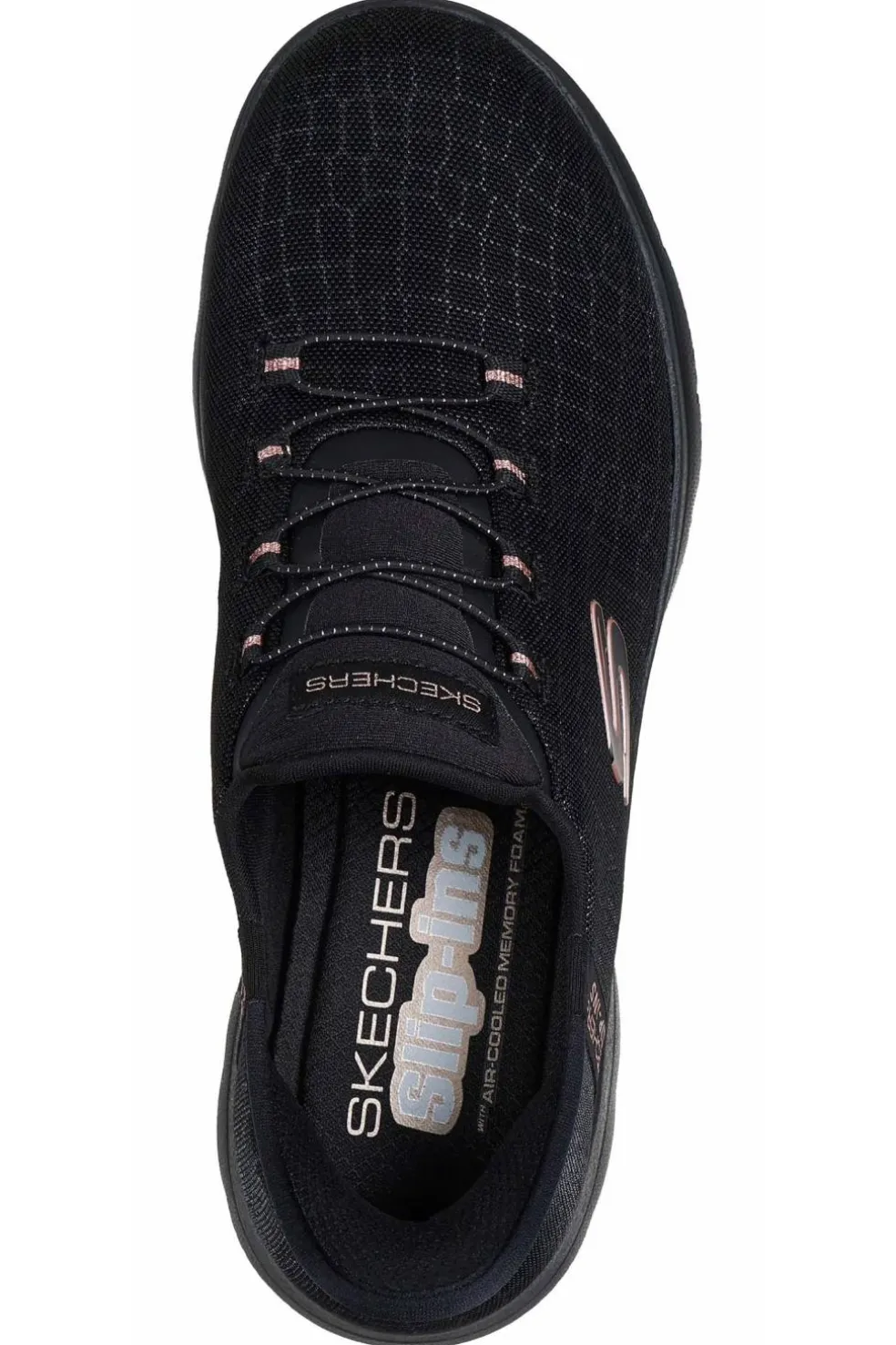 Zapatilla Mujer Skechers Summits Classy Night 150128 BKGD Black Gold