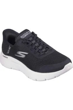 Zapatilla Mujer Skechers Go Walk Flex Grand Entry 124836 BKW Black White