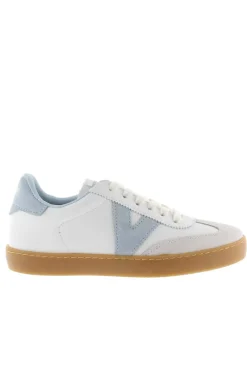 Zapatilla Mujer Victoria berlin ciclista efecto piel y serraje 1126206 celeste