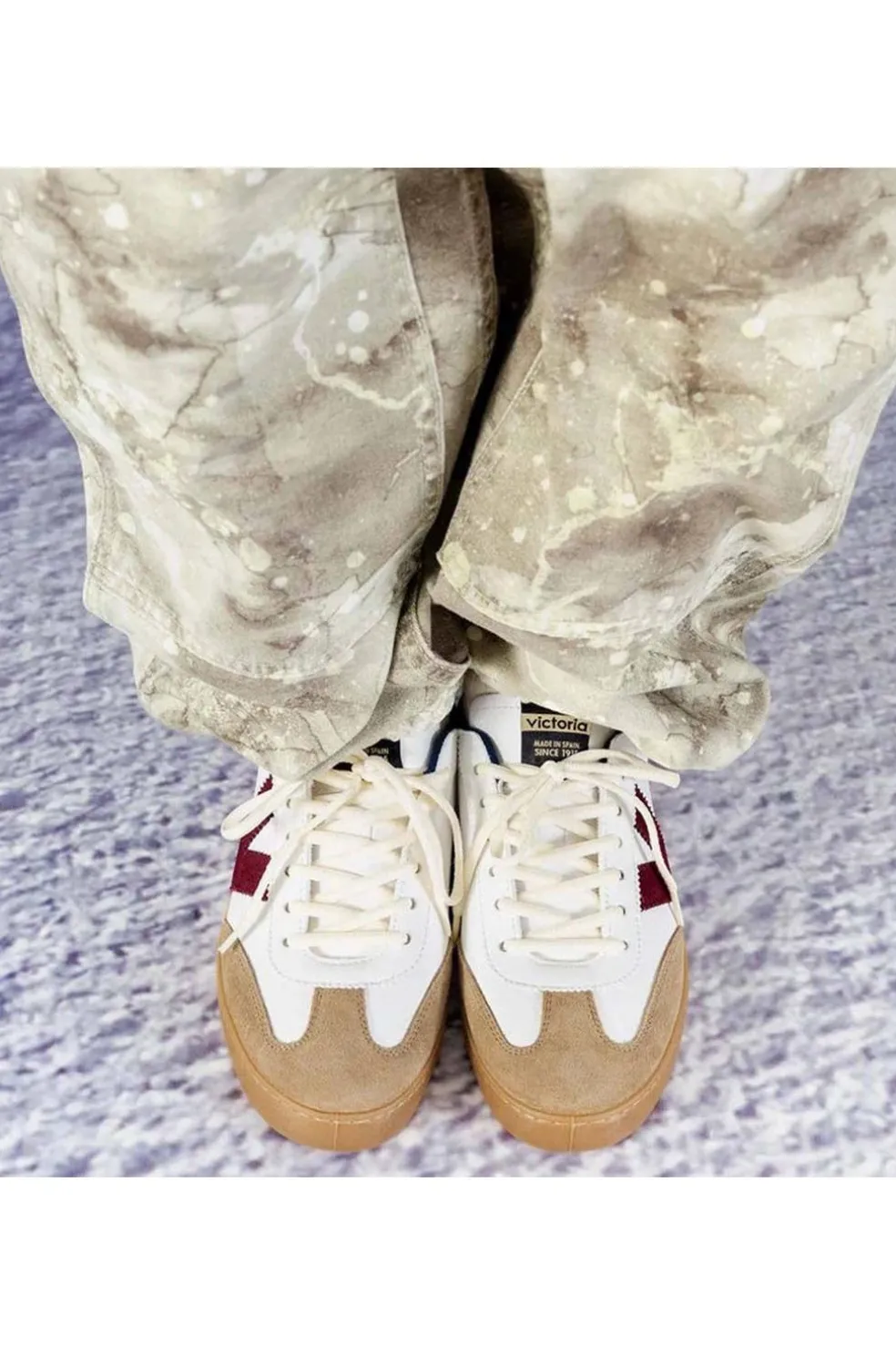 Zapatilla Mujer Victoria Berlín Ciclista Efecto Piel 1126217 Marino