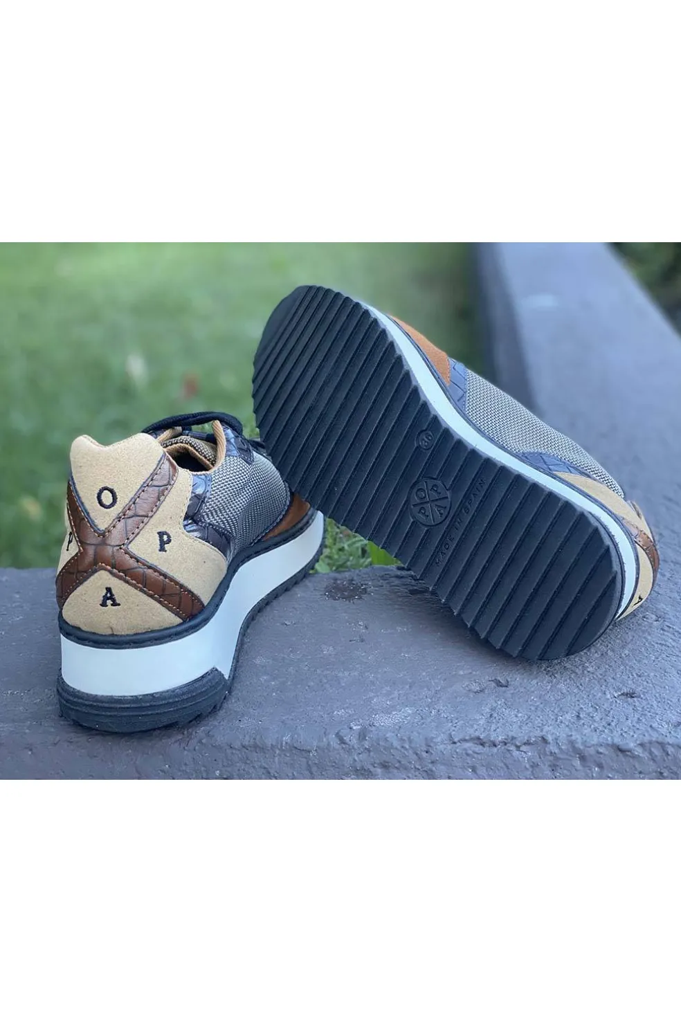 Zapatilla Popa Almanzor Coco Marron