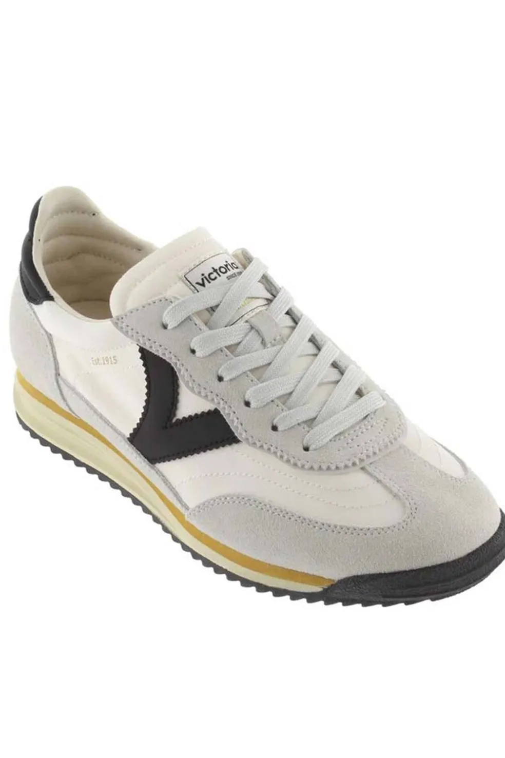 Zapatilla Victoria 1158100 saturno nylon & serraje blanco