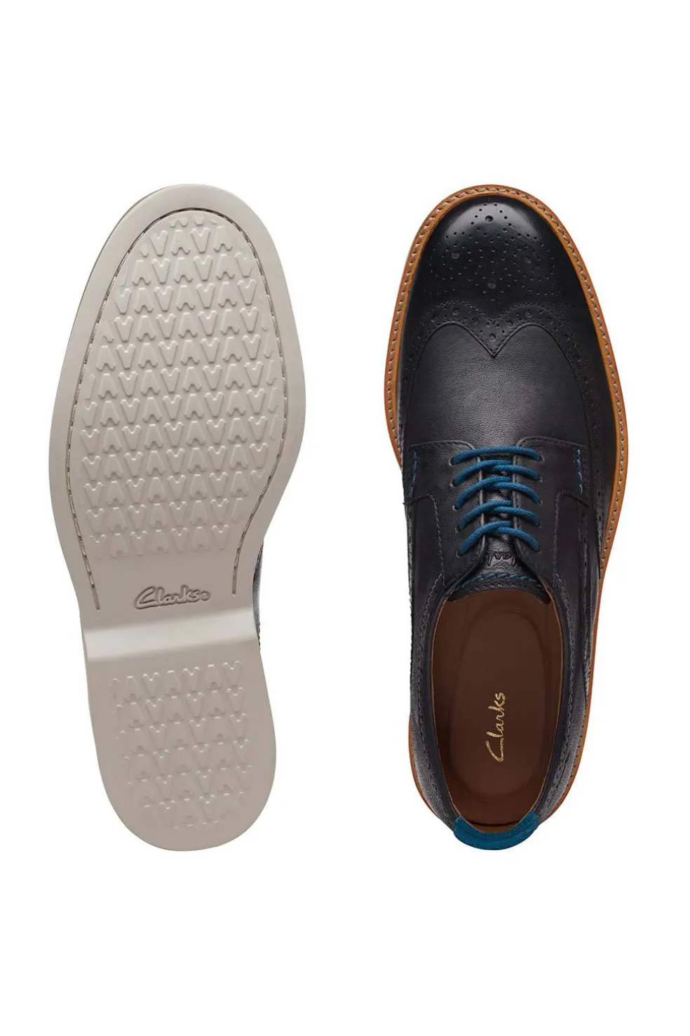 Zapato Clarks Hombre Atticus lt Limit Black Leather