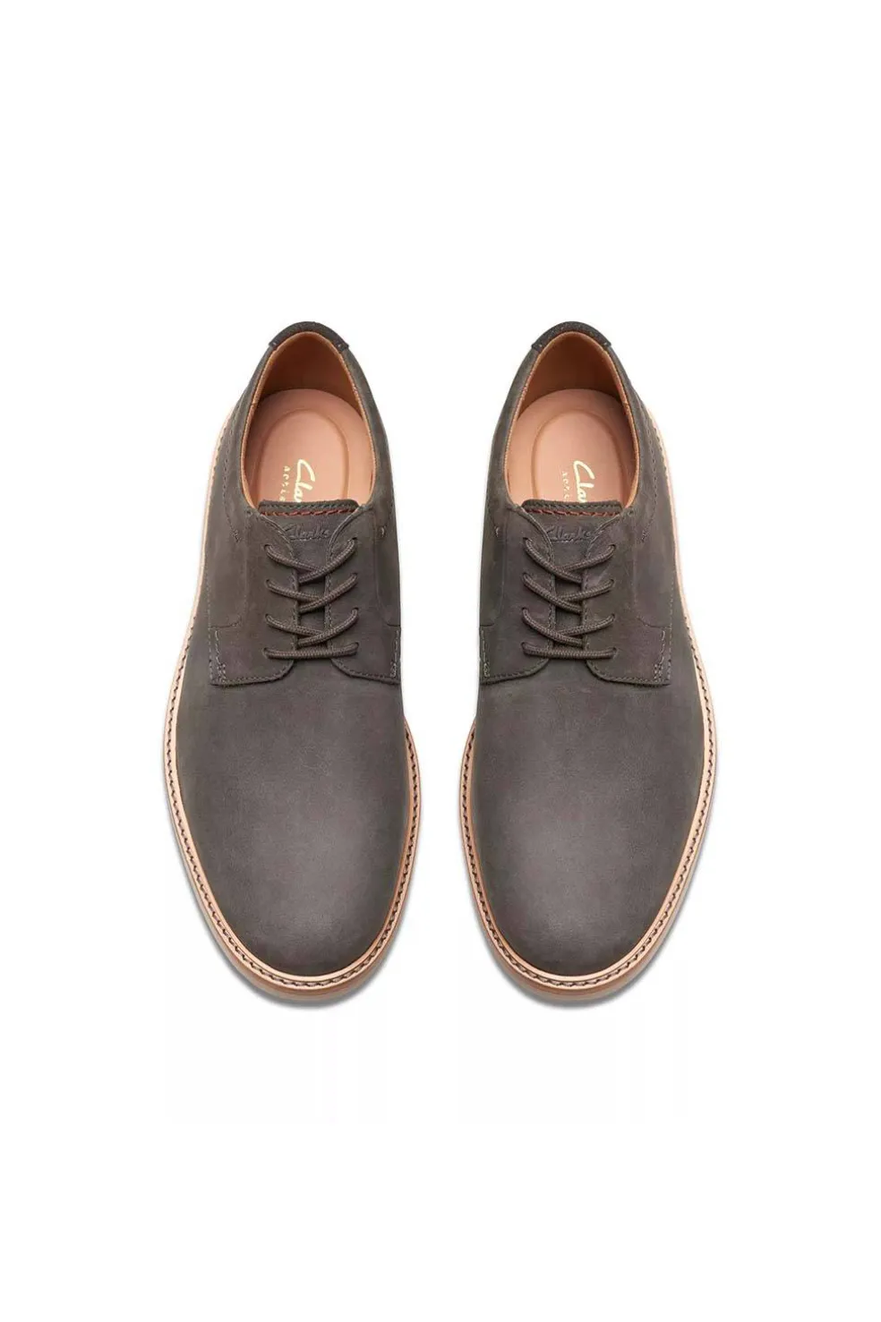 Zapato Clarks Hombre Atticus lt lace dark grey nubuck