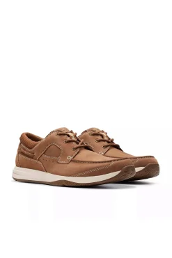 Zapato Clarks Hombre sailview lace light tan