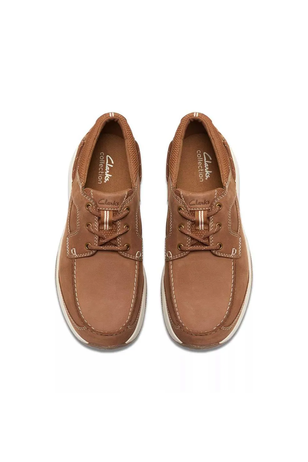 Zapato Clarks Hombre sailview lace light tan