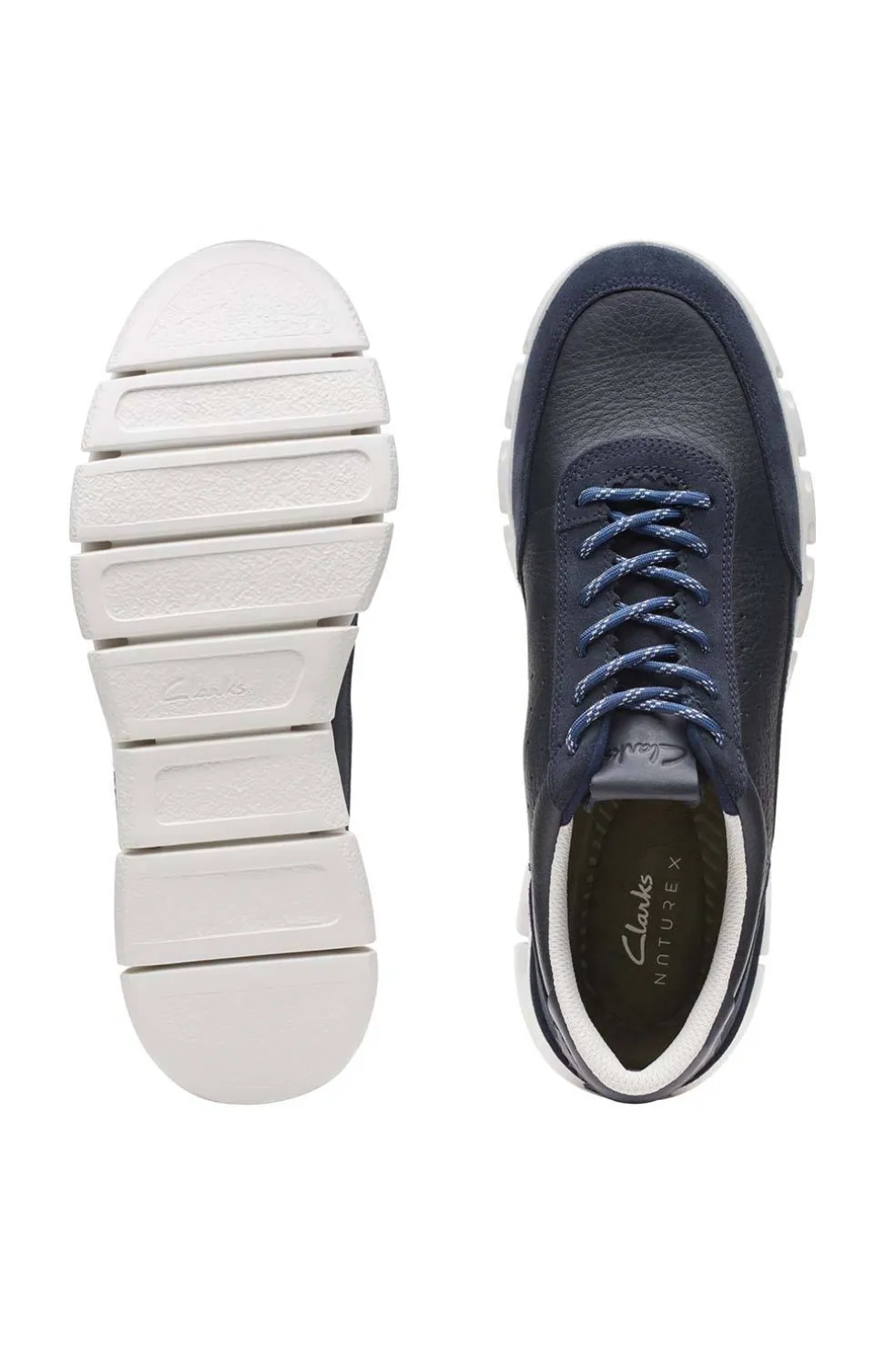 Zapato Clarks Nature X One Navy combi