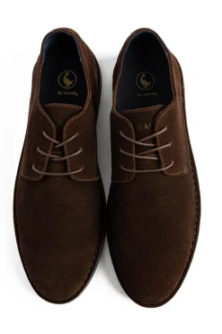Zapato El Ganso Guerrero Ante 1120W250005 Marrón