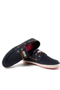 Zapato Hombre El Ganso Naútico Ante 1120s250031 Marino