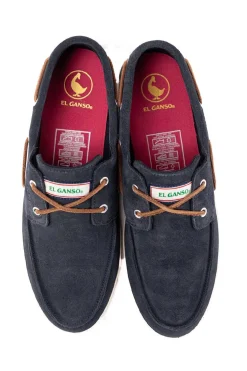 Zapato Hombre El Ganso Naútico Ante 1120s250031 Marino