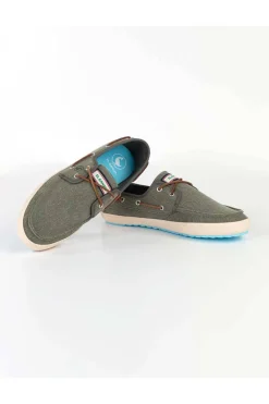 Zapato Hombre El Ganso Naútico canvas 1120s250005 kaki