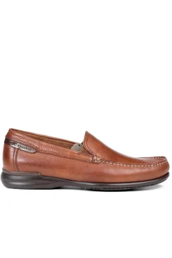 Zapato Hombre Fluchos Orion 8682 Cuero Tabaco