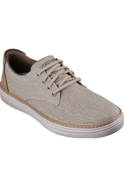 zapato hombre Skechers hyland ratner 205135 khaki