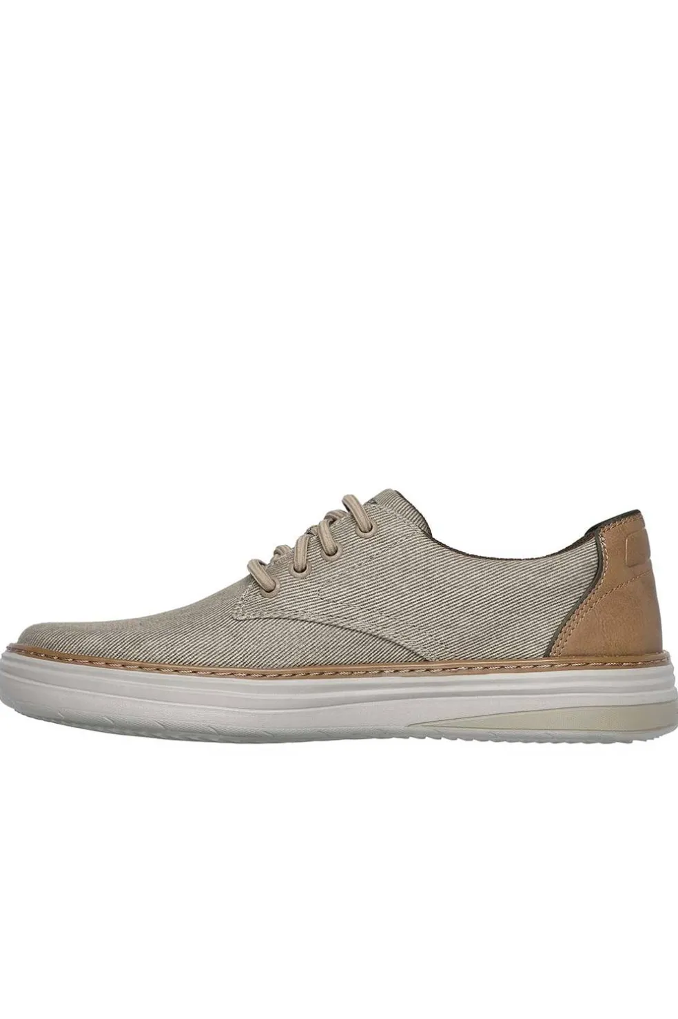 zapato hombre Skechers hyland ratner 205135 khaki