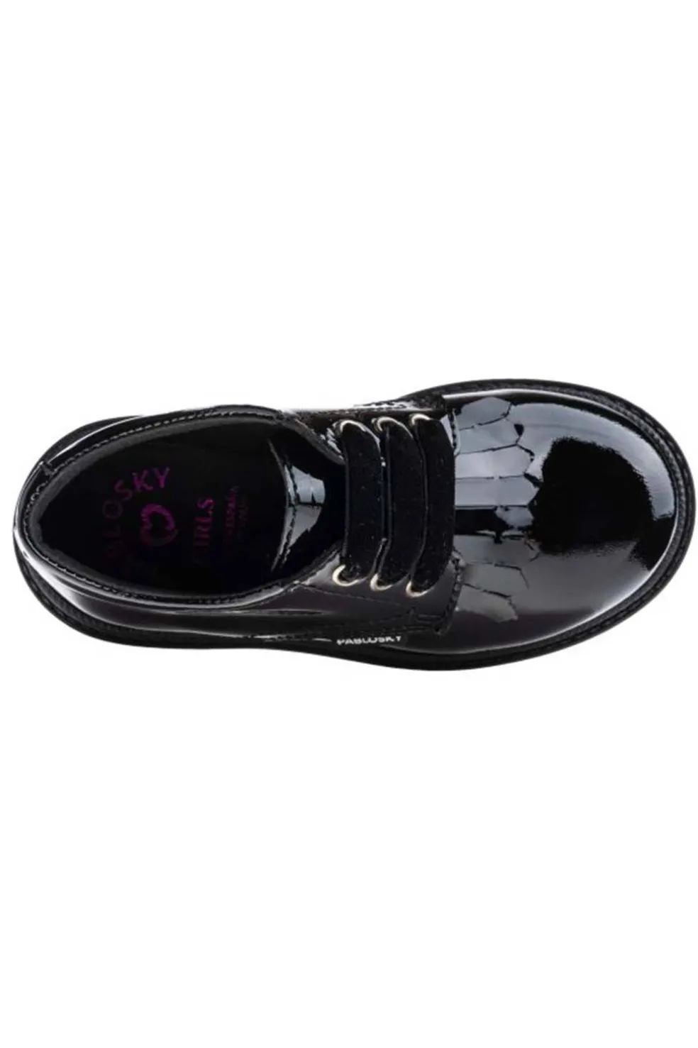 Zapato Infantil Pablosky 356519 Charol Negro