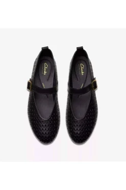 Zapato mujer Clarks fawna jane black leather