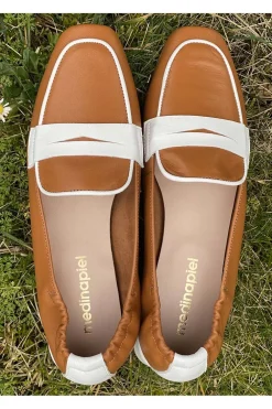 Zapato Mujer Medinapiel 14046 Napa Tenere Blanco