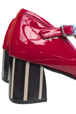 Zapato Mujer Nemonic 2053 Charol Rojo