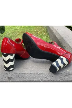 Zapato Nemonic 1921 charol rojo