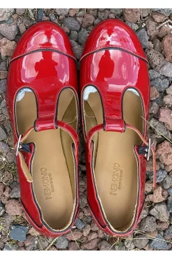Zapato Nemonic 1921 charol rojo