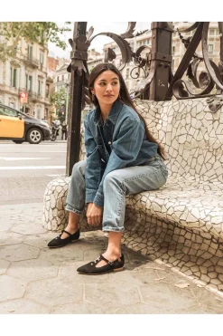 Zapato Popa Lya Adornos Negro