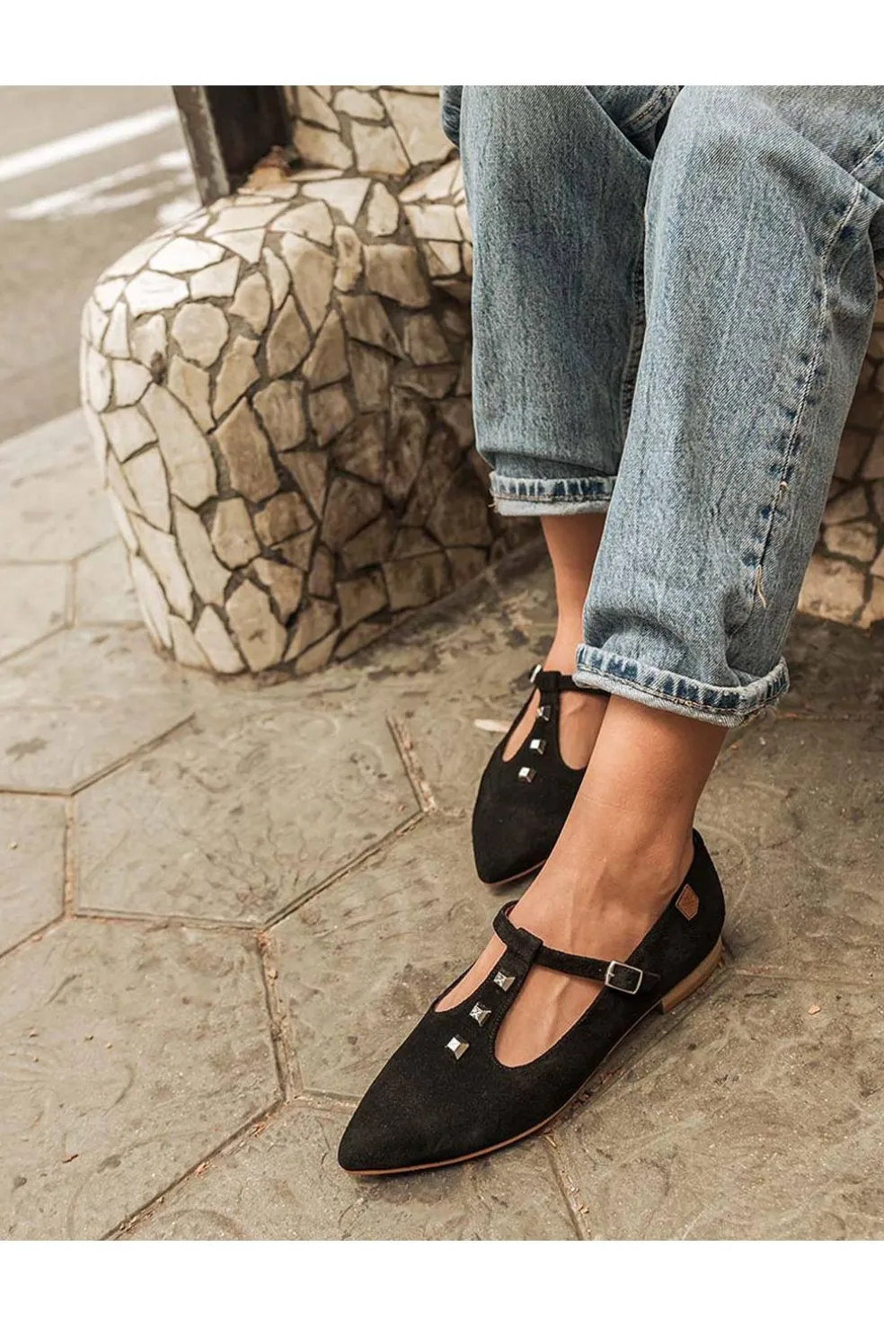 Zapato Popa Lya Adornos Negro