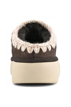 zueco Mou bounce clog metal logo fw531001a mocha